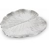 Eurofirany keramický podnos Kalina 01 33X33X2cm strieborný