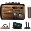 DOMÁCE PRENOSNÉ KUCHYNSKÉ RÁDIO NA BATÉRIE FM AM BLUETOOTH MICRO USB