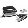 Zszywacz Leitz Zszywacz + dziurkacz metalowy Leitz Mini WOW, czarny, 10 lat gwarancji, 10 kartek 55612095