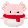 Squishmallows Ružový axolotl so šálom Archie, 30 cm