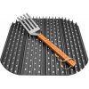 Grilovací rošt GrillGrate pre Kamado 61 cm s grilovacou obracačkou - strieborný