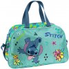 Detská športová taška cez rameno na výlet, motív Stitch, rozprávková mätová farba paso
