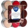 Aura Bispol Chocolate Cherry vonné čajové sviečky 18ks