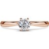Minerva | Zásnubný prsteň so stredovým diamantom 0.400 ct, ružové zlato 60
