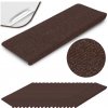 Najkoberce Nášľap na schody ADRIA hnedý (15 ks) 63.5x23x3 cm