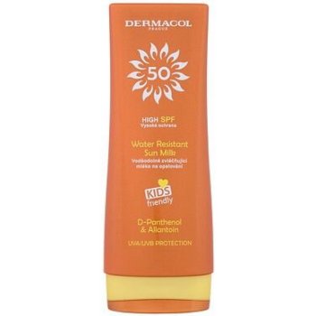 Dermacol Sun Water Resistant vodeodolné mlieko na opaľovanie pre deti SPF50 200 ml