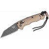 Benchmade 2900BK-1 AUTO IMMUNITY Dark Earth stredný nôž 6,3 cm, čierna, hnedá, hliník