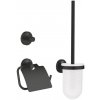 GROHE QuickFix Start set doplnkov pre toaletu 3 v 1, matná čierna 412042430