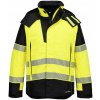 Portwest FR606 PW3 Modaflame Rain+ Hi-Vis Multi-Norm FR Nehorľavá reflexná zimná bunda žltá/čierna 3XL