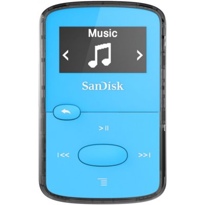 SanDisk MP3 Clip Jam 8 GB MP3, modrá SanDisk