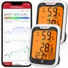 Meteorologická stanica, teplomer do interiéru, sada 2 kusov, ThermoPro TP358-2