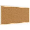 ALLboards Korková tabule 80 x 40 cm dřevěný rám NATURAL TK84D