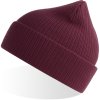 Atlantis Headwear Čepice Nelson, pletená COT33011337099-burgundy UNI Burgundová