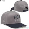 Fox šiltovka Race Spec snapback hat, steel grey, one size