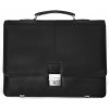 SEGALI Pánska kožená taška na notebook 7005 Black