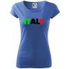 Italy Nápis - Dámske tričko Pure - 2XL ( Svetlomodrá )