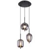 Globo 15345-3 závesný luster Blacky 3x40W | E14