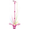TEDDIES Karaoke mikrofón so stojanom ružový
