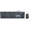 IBOX Klávesnica iBox IKMS606, myš v cene, Domáca, USB, QWERTY, UK, angličtina, čierna