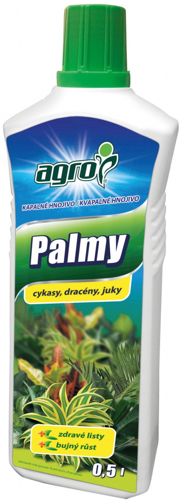 Agro CS Kvapalné hnojivo na palmy a zelené rastliny 500 ml