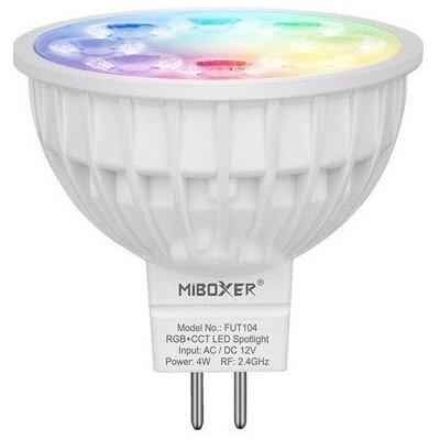 MiBoxer LED žiarovka MR16 ovládaná cez 2,4 Ghz, RGB + CCT
