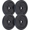 ScSPORTS liatinové kotúče, sada 20 kg, 30/31 mm, čierne
