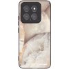 Picasee silikónový čierny obal pre Xiaomi 14 - Cream marble