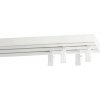 Rolmajster Stropná koľajnička krytom PVC Biela Stropná dvojitá 350cm