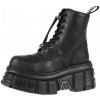 topánky kožené NEW ROCK NOMADA NEGRO Čierna