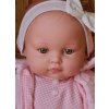 Realistické miminko Chencho - holčička Alicia v růžové bundě od firmy Lamagik (Realistické panenky ze Španělska)
