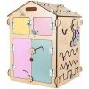Activity board domček natura pastel 8594200340872