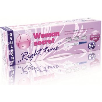 Woman Secret Right Time ovulačný test tyčinkový 5 v 1