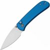 CIVIVI C22030E-3 Qubit vreckový nôž 7,6 cm, Satin, bledomodrá, hliník