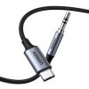 Kábel Ugreen CM450 USB-C, to 3.5mm AUX mini jack, 1m