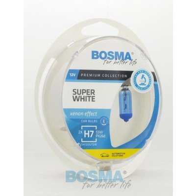 Bosma Super White Twin Box H7 12V 55W PX26D