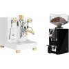 Lelit Bianca PL162T V3, white + Eureka Mignon Specialita Compatto, CR black