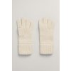 RUKAVICE GANT WOOL KNITTED GLOVES CREAM