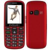 EVOLVEO EasyPhone EG + stojanček červená / 2.4 / SOS / Bluetooth / microSDHC