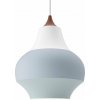 Závesná lampa Cirque 15 cm hnedo-modrá