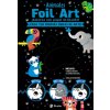 Foil Art. Colorea con papel brillante. Animales