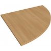 Hobis Doplnkový stôl Flex, pravý, 80x80 cm, dub