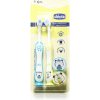 Chicco Toothbrush Set 3-6 y+ zubná kefka pre deti s prísavkou Tiger-Panda