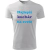 Biele tričko najlepší kuchár na svete - darček pre kuchárov XL