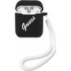 Guess Guess GUACA2LSVSBW kryt AirPods čiernobiely / čiernobiely silikónový Vintage