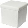 StarDeco Taburet biely FU225HA