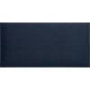 Nástenný vankúš obdĺžnikový 60 cm x 30 cm tmavomodrý zamatový