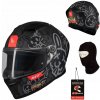 MT HELMETS STINGER 2 RAM F1 BLACK GREY MATT MOTOCYKLOVÁ PRILBA ČIERNA ŠEDÁ