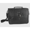 Aeronautica Militare aktovka Vintage čierna 16l
