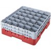 Cambro Kôš Camrack 30 pozícií, výška pohára 25,8 cm - Červená| TOM, R-30S958-163