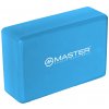 Jóga kocka MASTER Yoga Block 23 x 15 x 7,5 cm - modrá